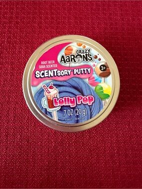 New Aaron's Crazy SCENTsory Putty Lolly Pop Root Beer Soda Scent Lollipop 0.7oz